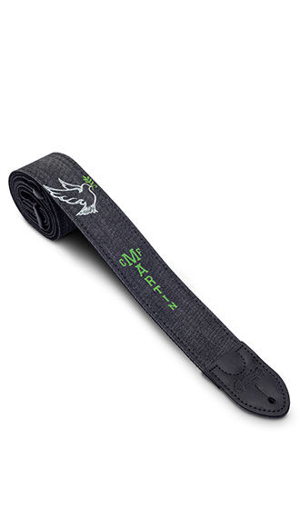 Martin Denim Strap: Peace Dove
