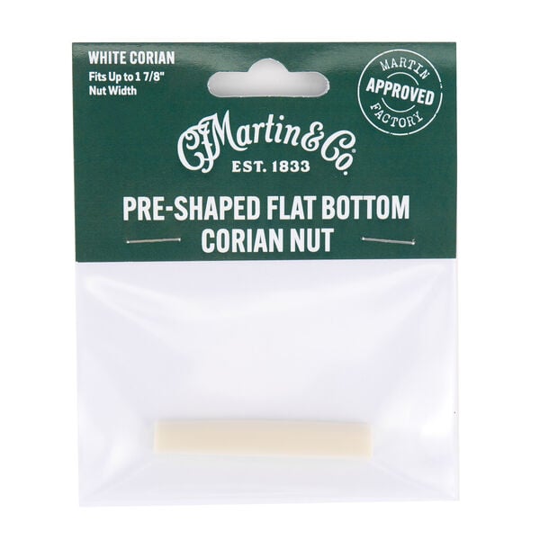 Martin Pre-Shaped Flat Bottom Corian Nut image number 0