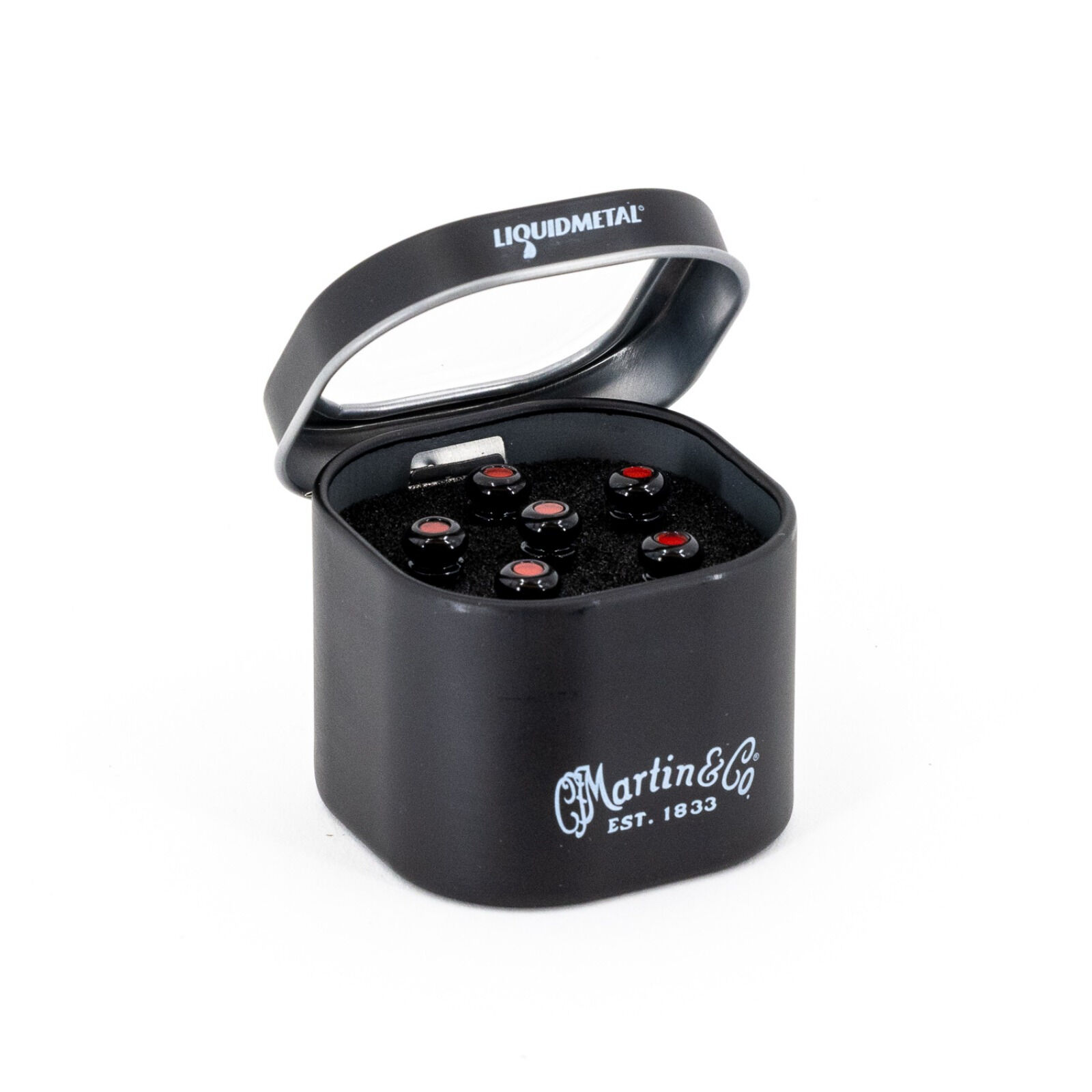 LUXE BY MARTIN Bridge Pins Gloss Black