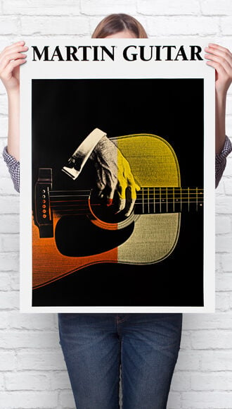 Martin Guitar Poster