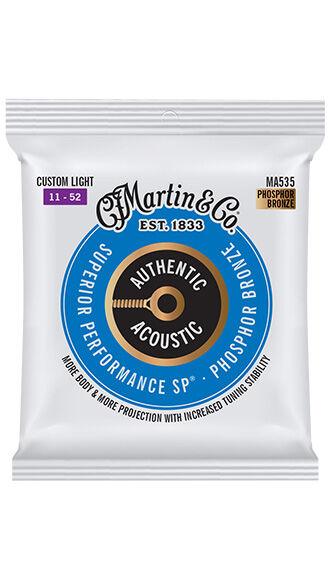 Authentic Acoustic SP&reg; Guitar Strings Phosphor Bronze
