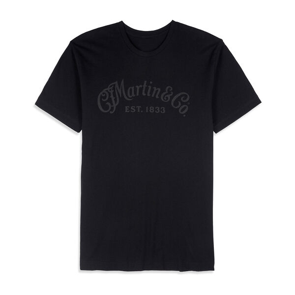 Martin Tone on Tone Black T-shirt image number 1