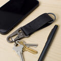 Busker Leather Keychain (Multiple Colors Available) image number 2