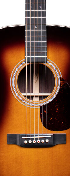 Body of Martin Gloss 1935 Sunburst OM-28 Guitar image number 2