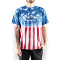 Martin Red, White & Blue Tie-Dye T-Shirt image number 1