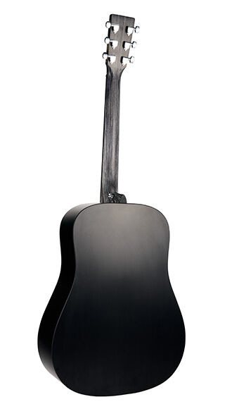 Back of Martin D-X1 Black Guitar