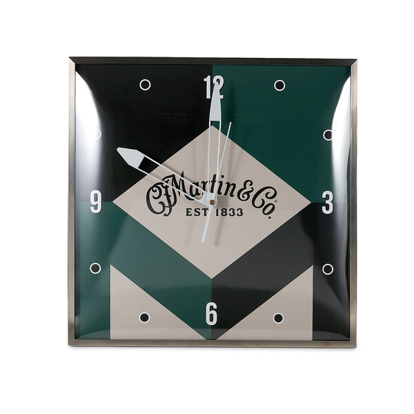 Martin Retro Monogram Lighted Wall Clock  image number 0