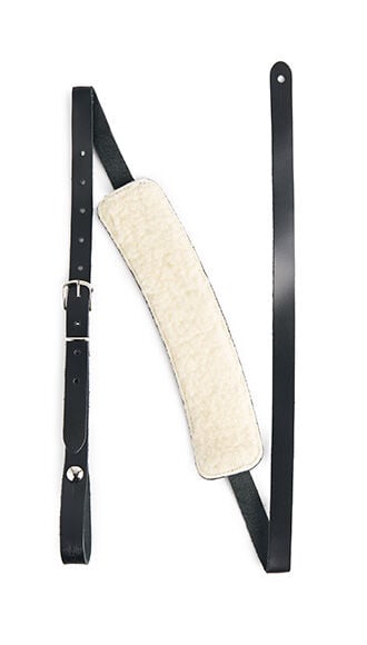 Vintage Leather Acoustic Straps with Padded Slider