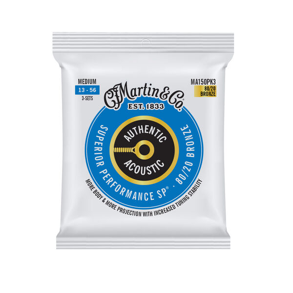 Authentic Acoustic SP&reg; Guitar Strings 80/20 Bronze image number 0