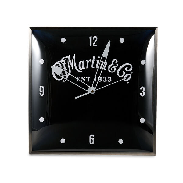 Martin D-28 Silhouette Lighted Wall Clock  image number 0