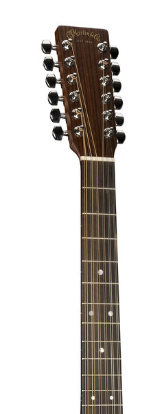 Headstock and Neck of Martin Grand J-16E 12-String Satin Guitar image number 3
