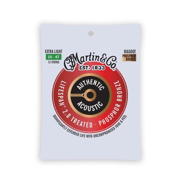 Authentic Acoustic Lifespan® 2.0 Guitar Strings Phosphor Bronze image number 0