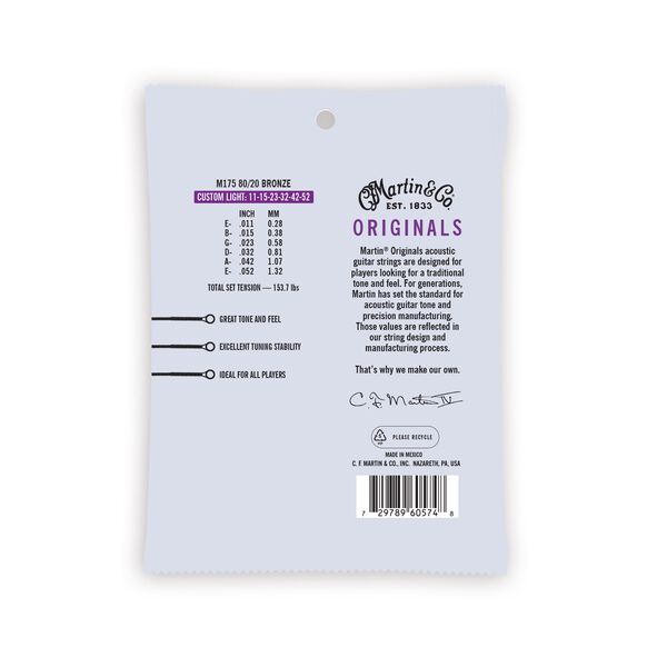 Authentic Acoustic SP® Guitar Strings 80/20 Bronze image number 1