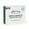 Bone w/ Tortoise Bridge & End Pin (Bulk) image number 2