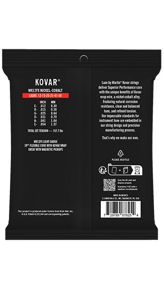 Luxe by Martin&reg; Kovar&trade; Flexible Core Guitar Strings