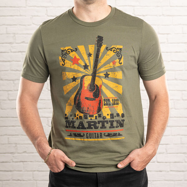 Retro Guitar T-shirt image number 0
