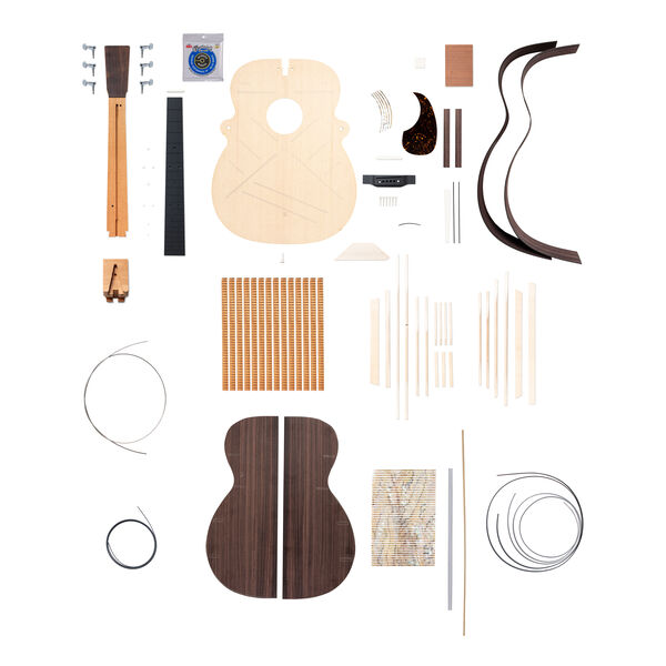 East Indian Rosewood- OM Auditorium Kit (w/ Top Pearl) image number 0