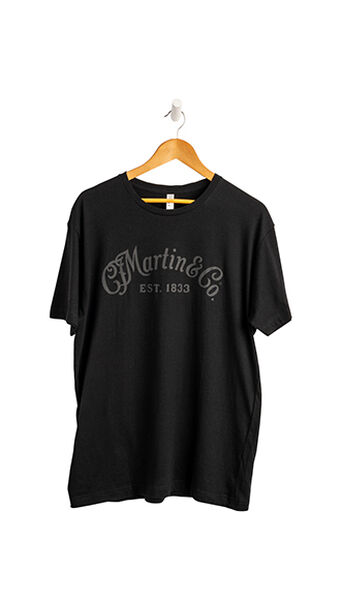 Martin Tone on Tone T-shirt (Black) image number 1