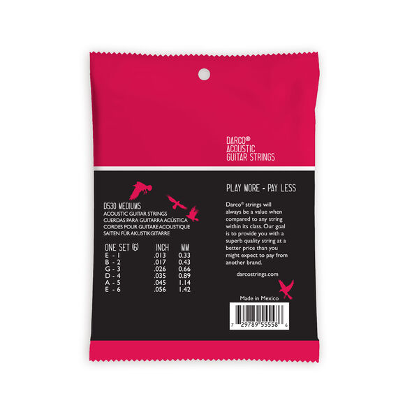 Darco acoustic clearance strings