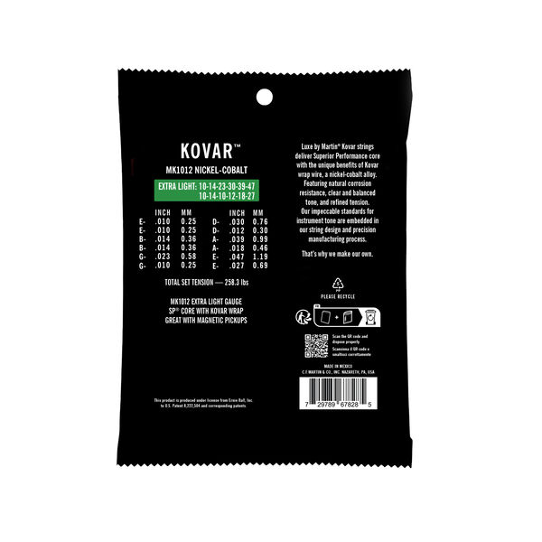 Luxe by Martin® Kovar™ SP Core Strings image number 1