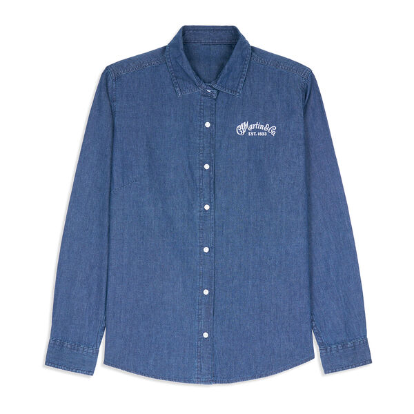 Women's Long Sleeved Denim Shirt image number 1