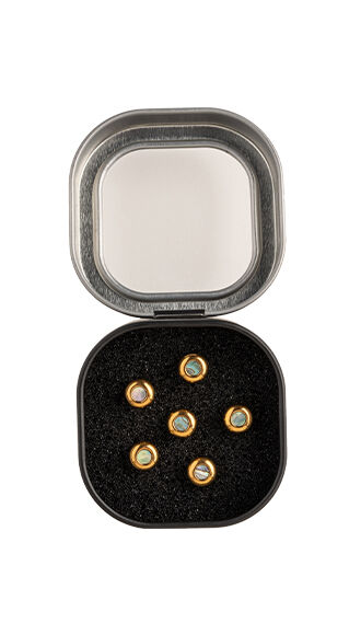 LUXE BY MARTIN® Bridge Pins (Gold with Pearl)