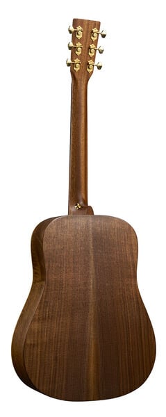 Back of Martin D Jr E Walnut Guitar image number 1