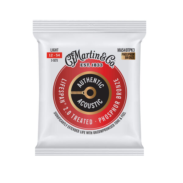 Front of Martin Lifespan MA540TPK3 Guitar Strings image number 0