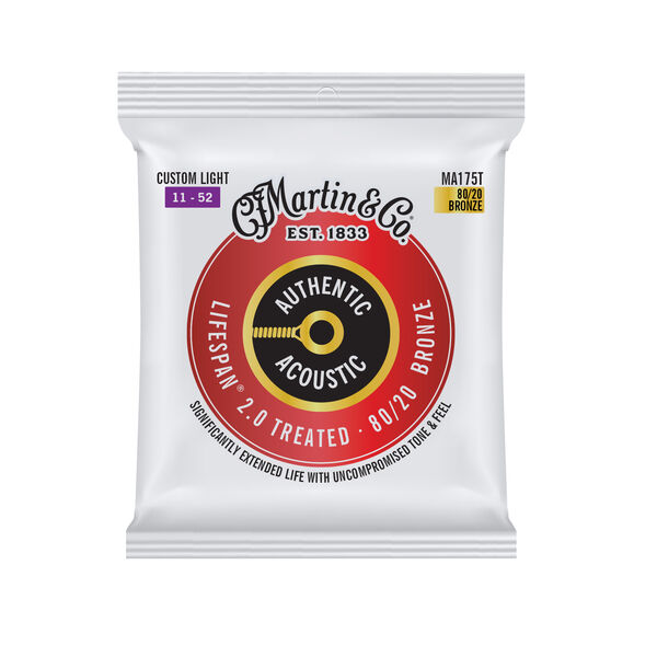Front of Martin Lifespan MA175T Guitar Strings image number 0