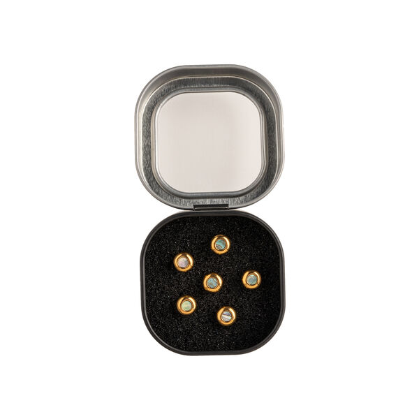 LUXE BY MARTIN® Bridge Pins (Gold with Pearl) image number 1