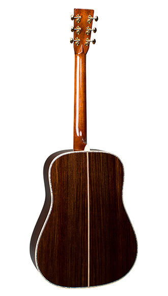 Back of Martin D-45 Guitar
