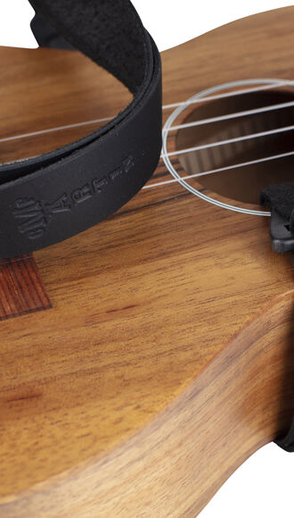 Leather Ukulele Strap (Black)