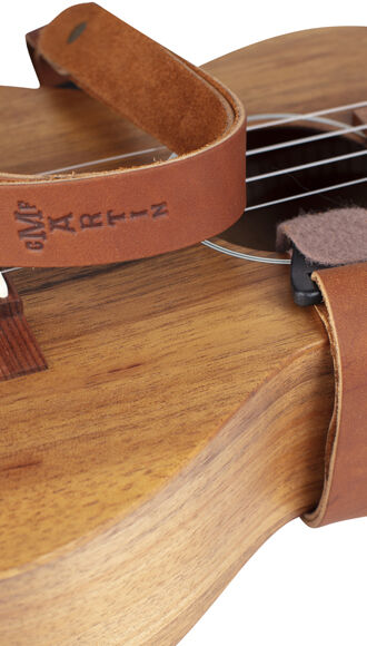 Leather Ukulele Strap (Brown)