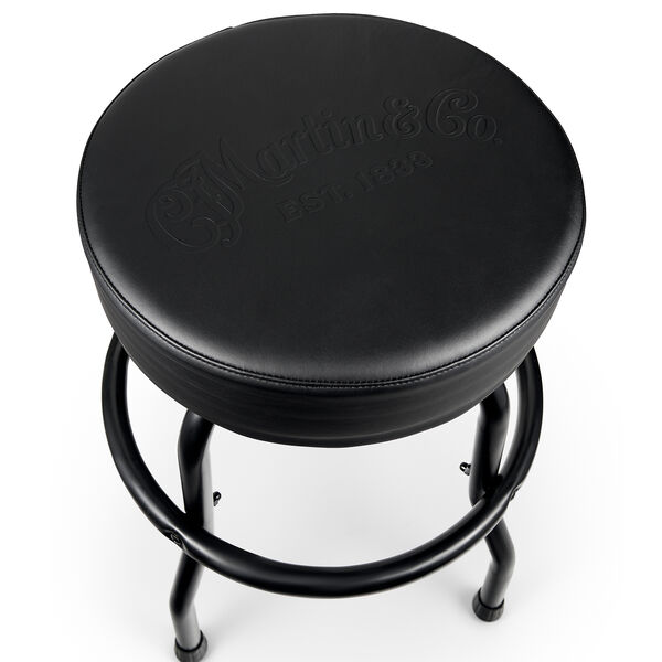 Martin Tone on Tone Black Barstool image number 2