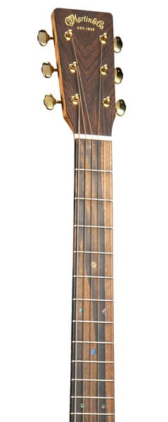 Headstock & Neck of Martin 000C Jr E Walnut Burst Guitar image number 3