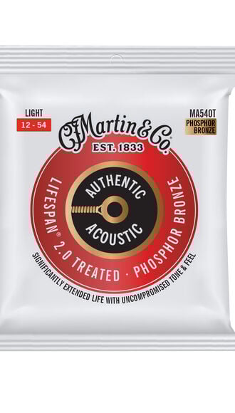 Authentic Acoustic Lifespan&reg; 2.0 Guitar Strings Phosphor Bronze