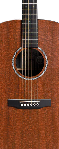 Body of Martin D-X1E Mahogany Guitar image number 2