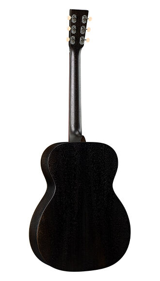 Back of Martin 000-17E Black Smoke Guitar