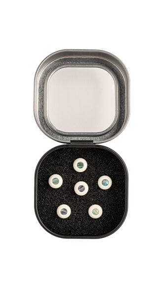 LUXE BY MARTIN® Bridge Pins (Bone with Pearl)