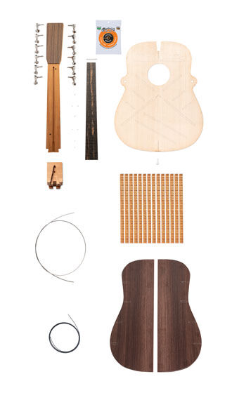 East Indian Rosewood- Dreadnought 12 String Kit