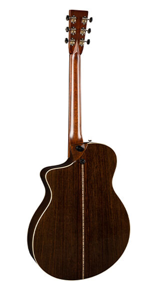 Back of Martin SC-28E Guitar