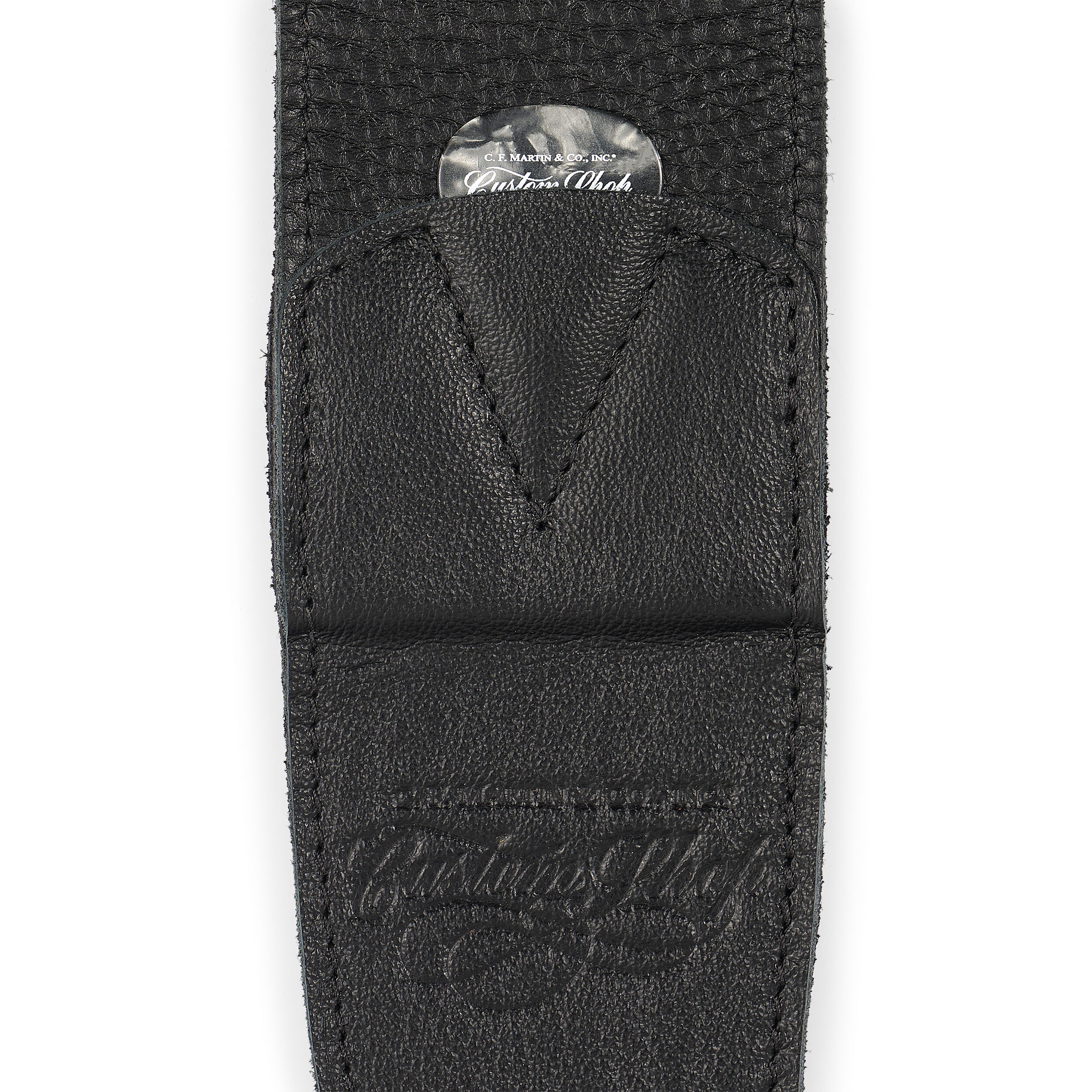 Martin Custom Shop Leather Pickholder Strap | Martin Guitar