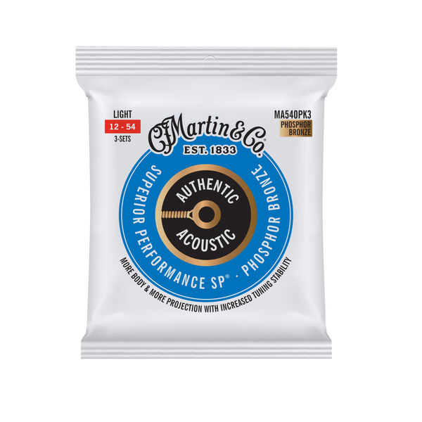 Authentic Acoustic SP&reg; Guitar Strings Phosphor Bronze image number 0