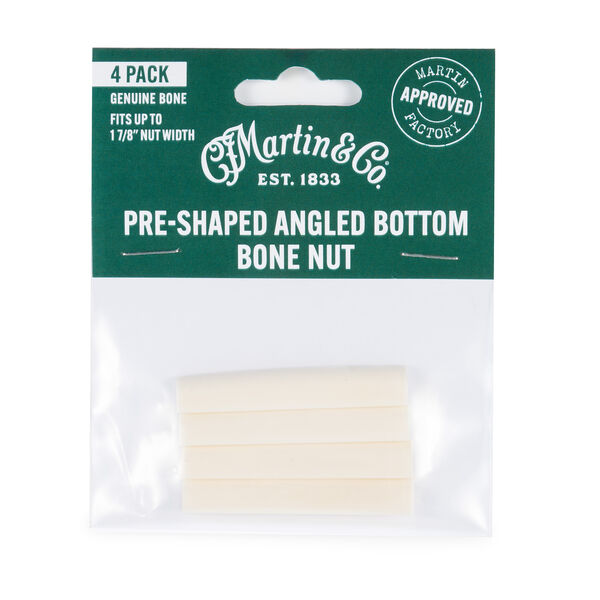 Martin Angled Bottom Bone Nut – 4-Pack image number 0