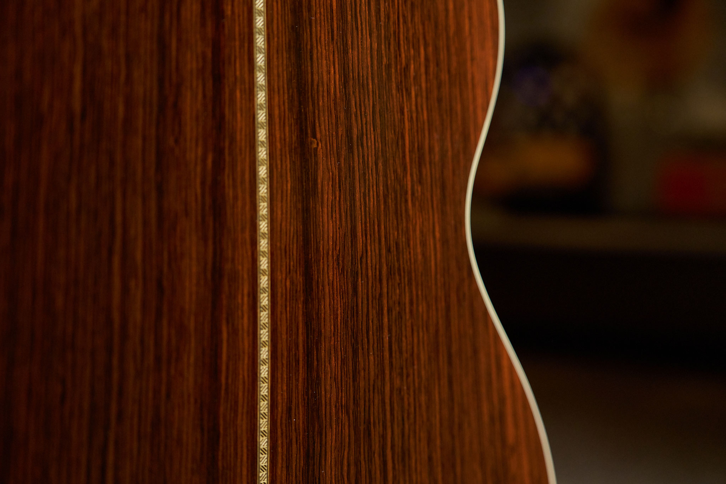 Closeup of the back of the OMJM