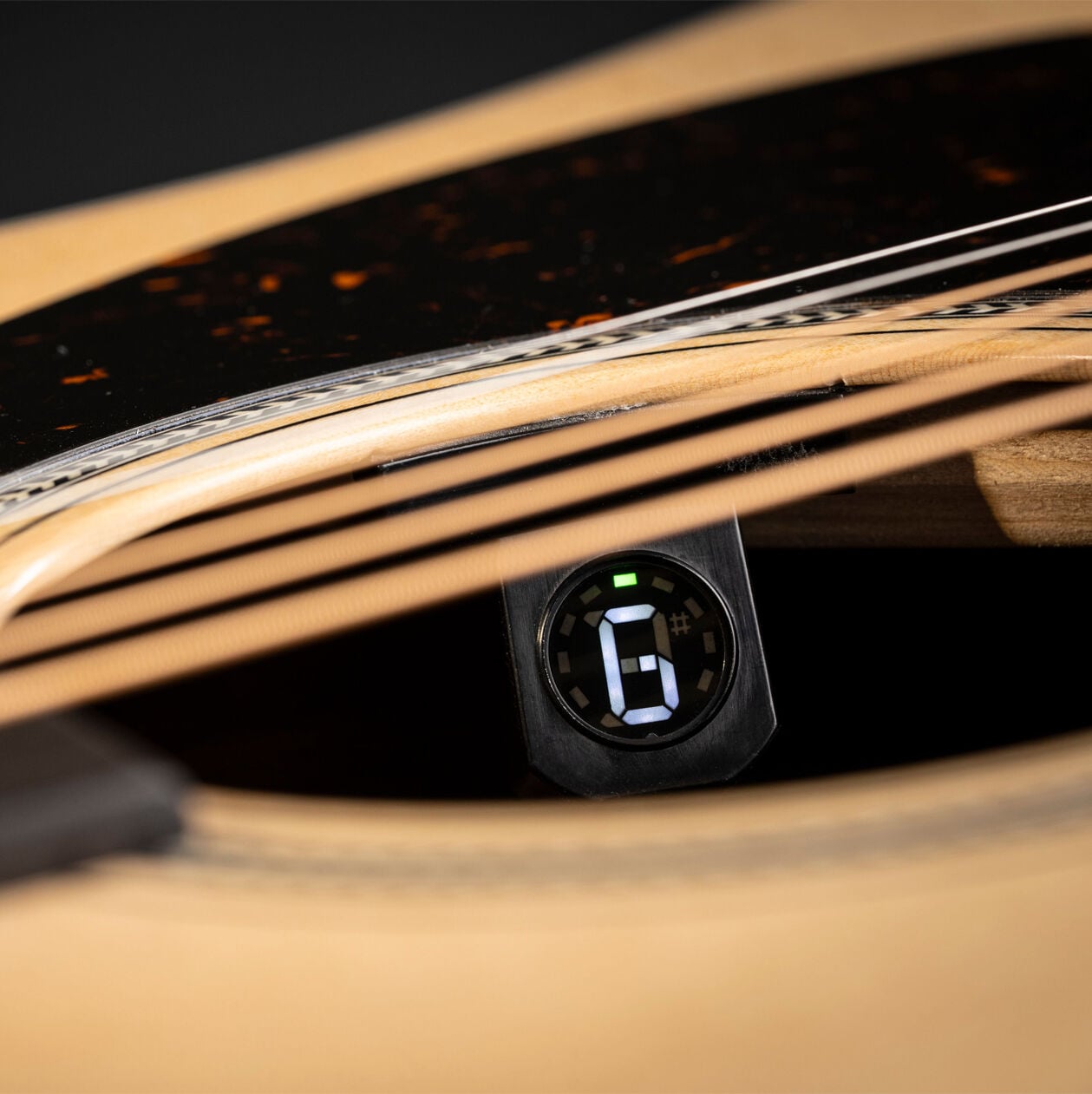 View into the Martin E1 electronics system on-board tuner