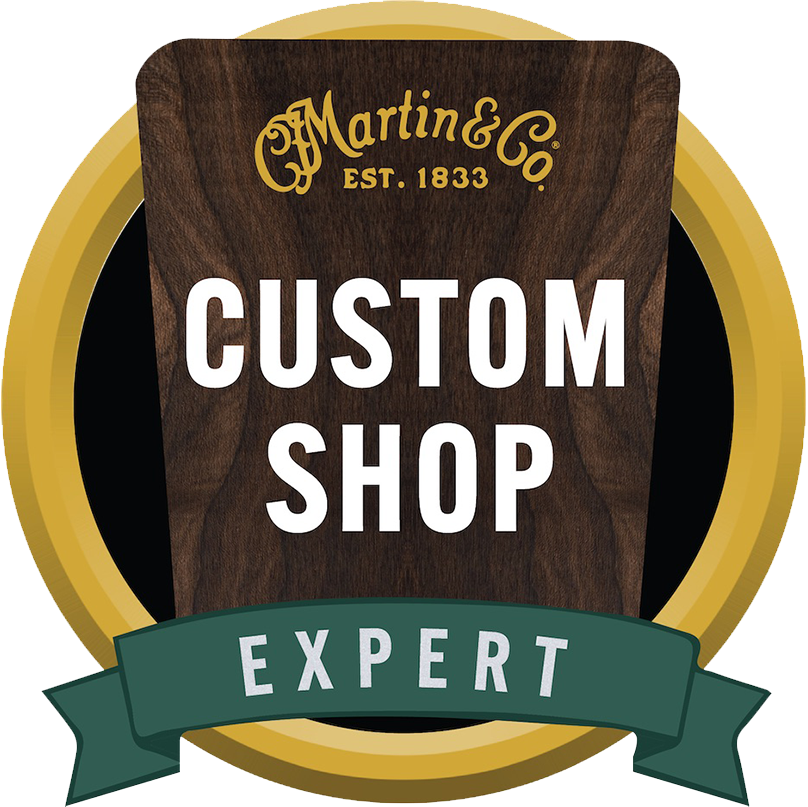 Badge that says Custom Shop Expert