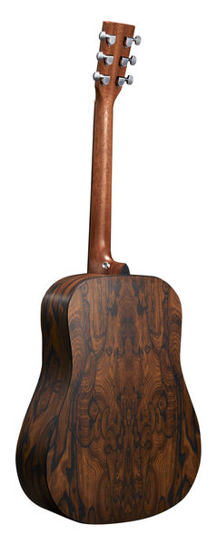 Back of Martin D-X2E Ziricote Burst Guitar image number 1