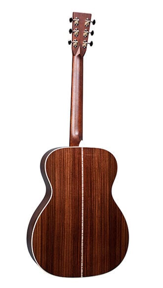Back of Martin Gloss 1935 Sunburst OM-28 Guitar