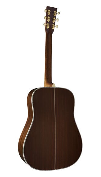 Back of Martin D-45 Guitar